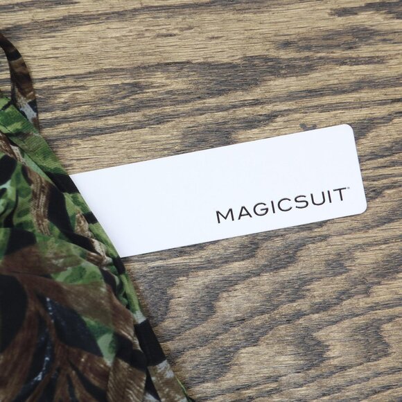 NWT Magicsuit Nighthawk Soft Cup Adjustable Tankini Top Black / Multi 12 - Picture 8 of 10